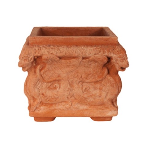 Square with Terracotta Dragons